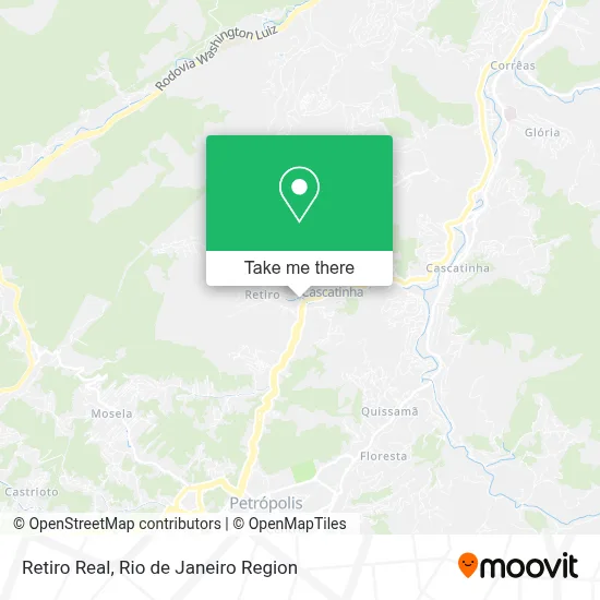 Retiro Real map