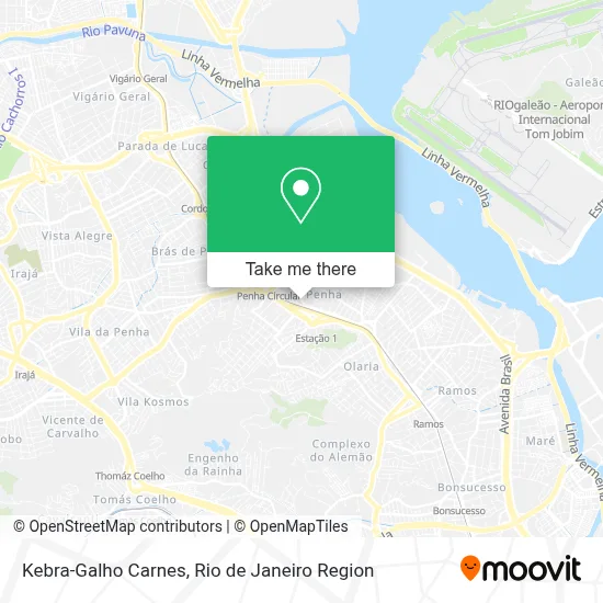 Kebra-Galho Carnes map