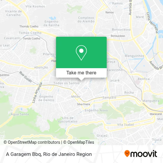 A Garagem Bbq map