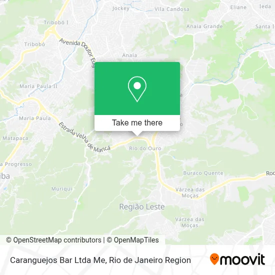Caranguejos Bar Ltda Me map