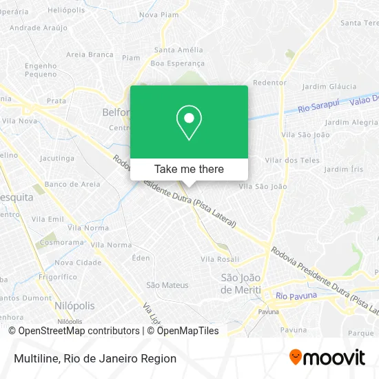Multiline map