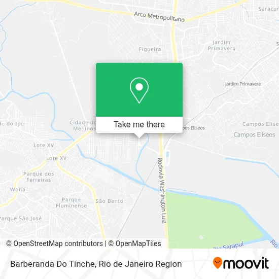 Barberanda Do Tinche map