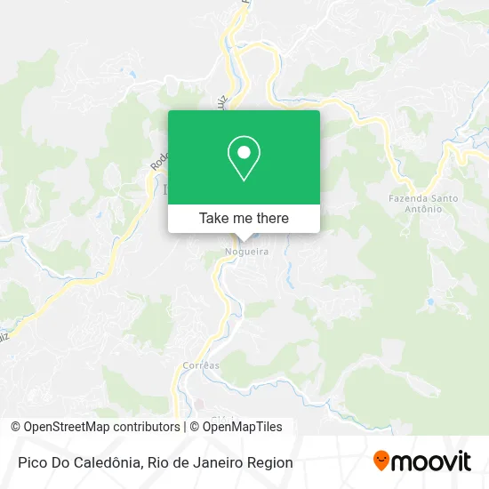 Pico Do Caledônia map