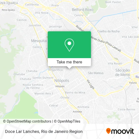 Doce Lar Lanches map