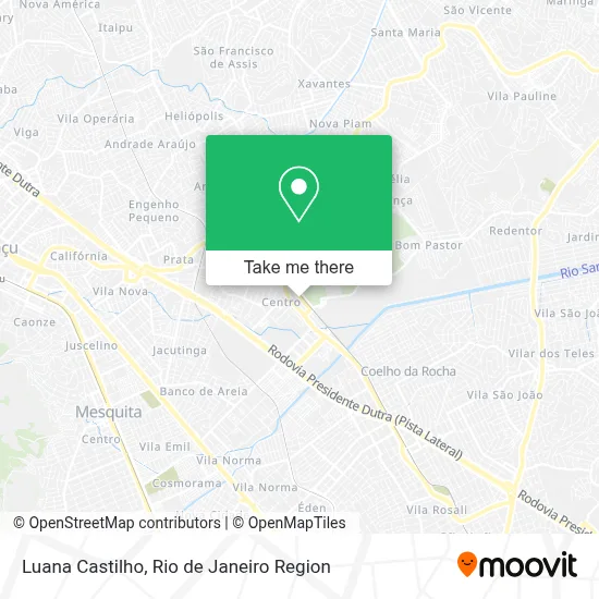 Luana Castilho map