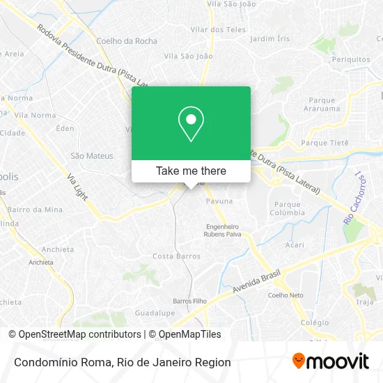 Condomínio Roma map