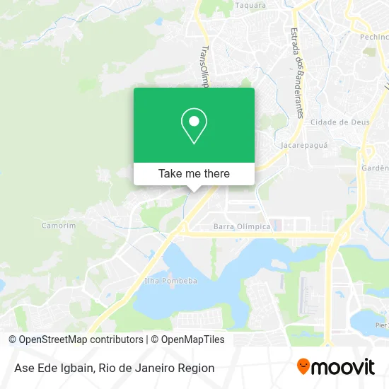 Ase Ede Igbain map