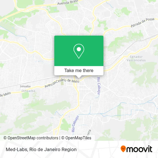 Med-Labs map