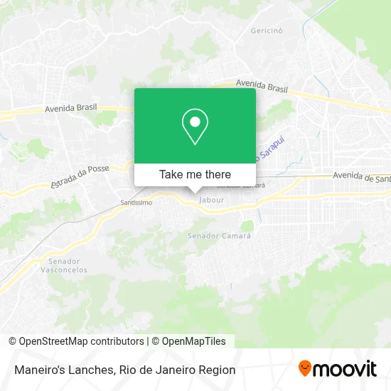 Maneiro's Lanches map