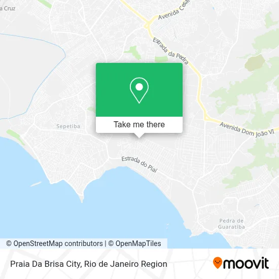 Praia Da Brisa City map