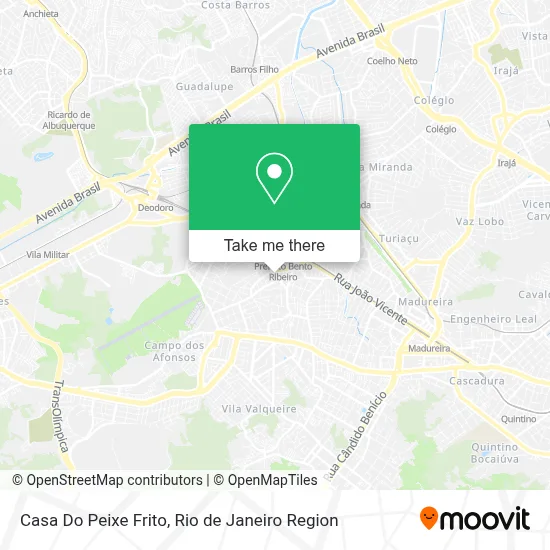 Casa Do Peixe Frito map