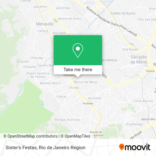 Sister's Festas map