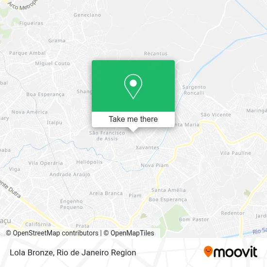 Lola Bronze map