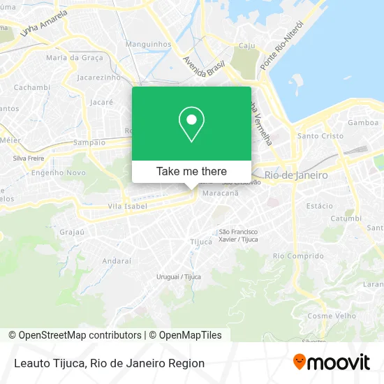 Leauto Tijuca map