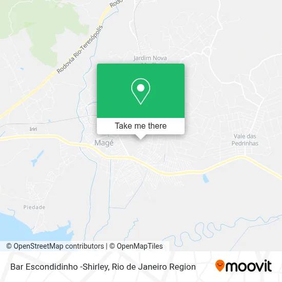 Bar Escondidinho -Shirley map