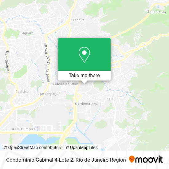 Condomínio Gabinal 4 Lote 2 map