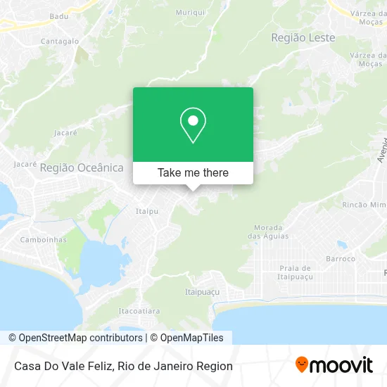 Casa Do Vale Feliz map
