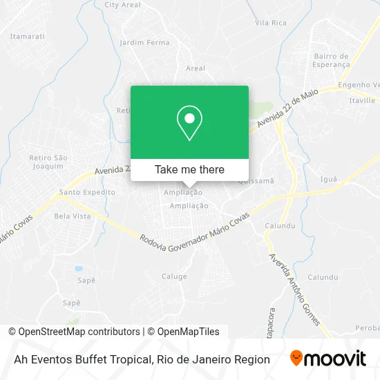 Ah Eventos Buffet Tropical map