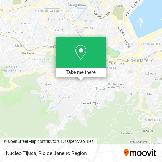 Núcleo Tijuca map