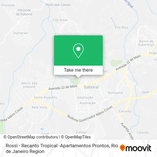 Rossi - Recanto Tropical -Apartamentos Prontos map