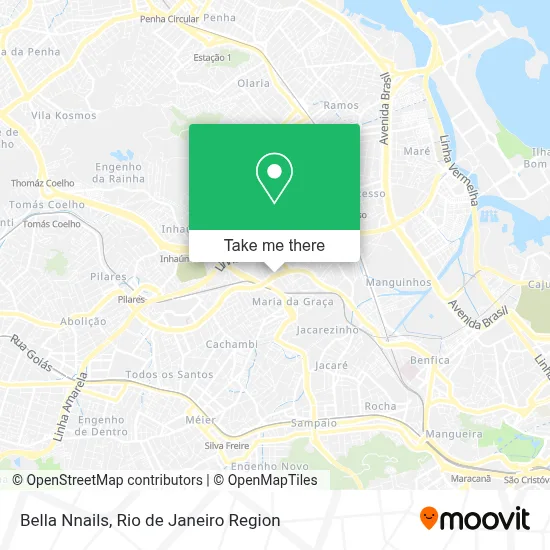 Bella Nnails map