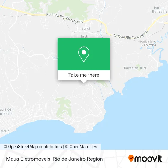 Maua Eletromoveis map