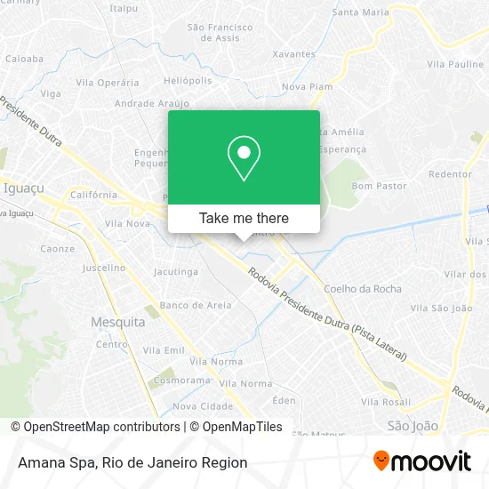 Amana Spa map