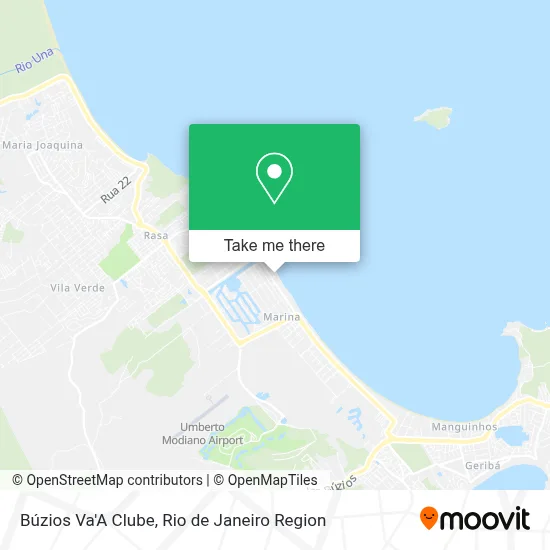 Búzios Va'A Clube map