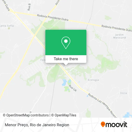 Menor Preço map