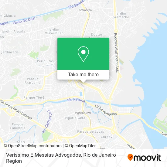 Verissimo E Messias Advogados map