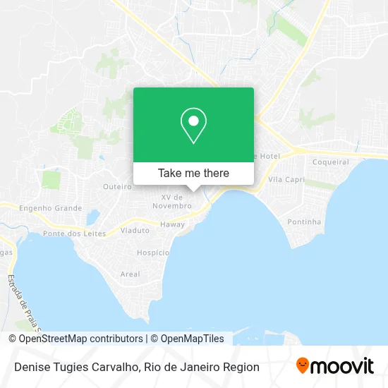 Denise Tugies Carvalho map