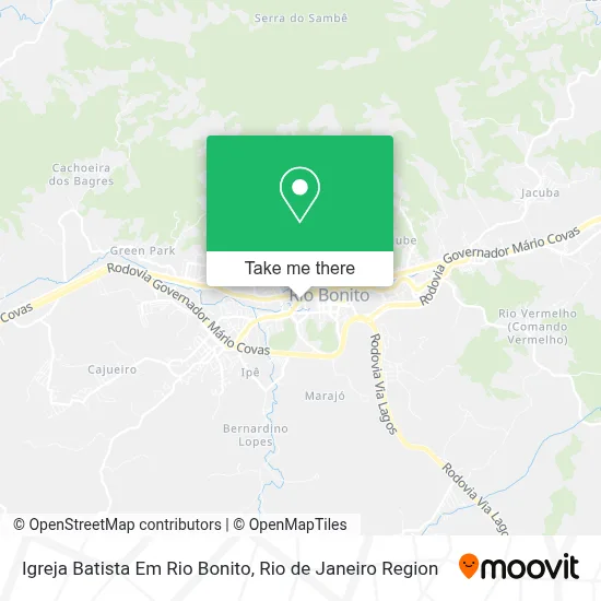 Igreja Batista Em Rio Bonito map