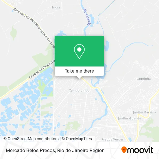 Mercado Belos Precos map
