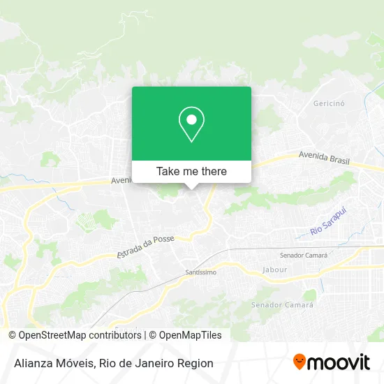 Alianza Móveis map