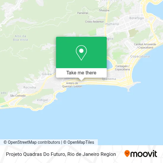 Projeto Quadras Do Futuro map