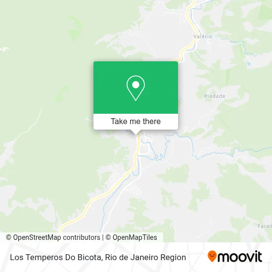 Los Temperos Do Bicota map