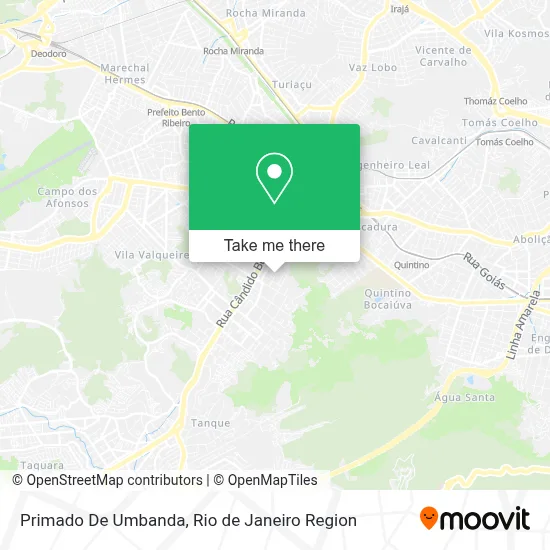 Primado De Umbanda map