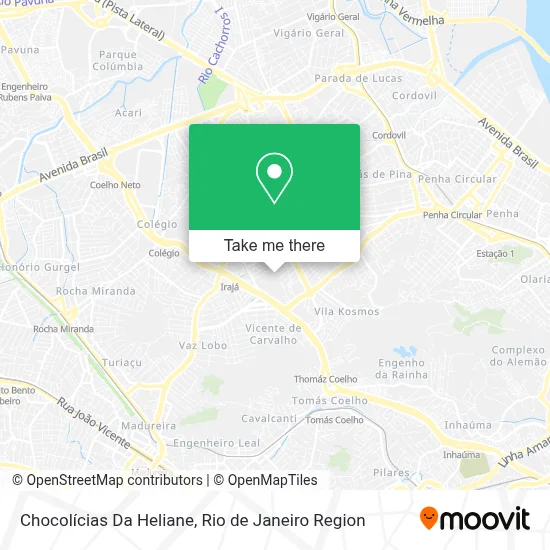 Chocolícias Da Heliane map