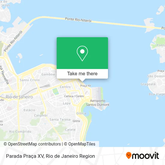 Parada Praça XV map