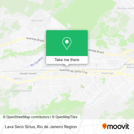 Lava Seco Sirius map