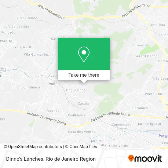 Dinno's Lanches map