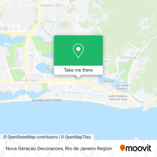 Nova Geracao Decoracoes map