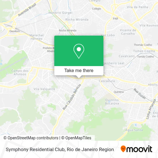 Symphony Residential Club map
