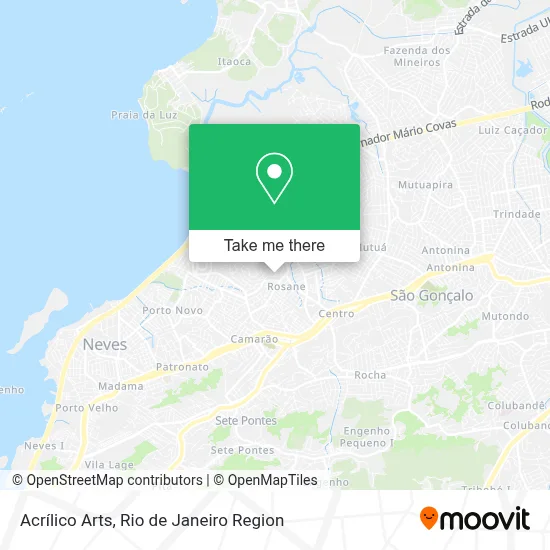 Acrílico Arts map