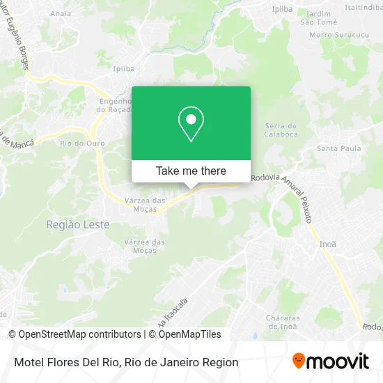 Motel Flores Del Rio map