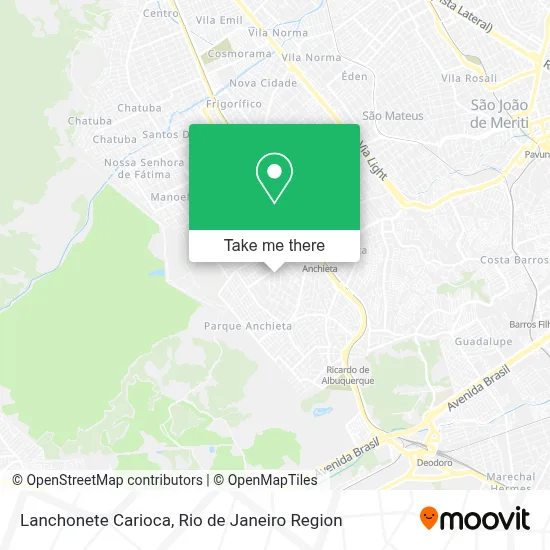 Lanchonete Carioca map