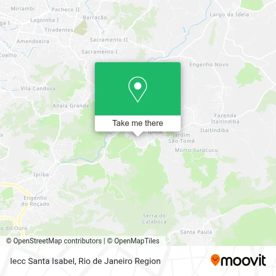 Iecc Santa Isabel map