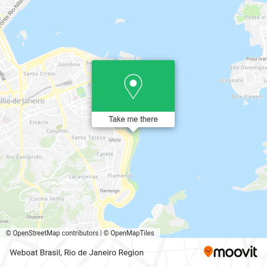 Weboat Brasil map