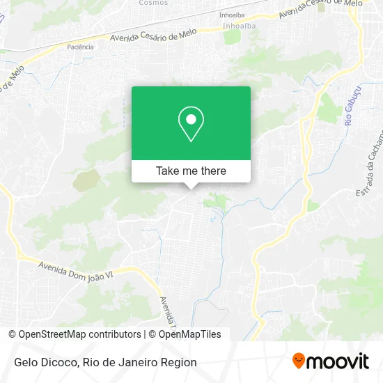 Gelo Dicoco map