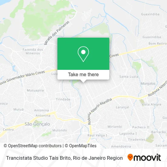Trancistata Studio Taís Brito map